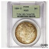 1884-O Morgan Silver Dollar PCGS MS65 1884-O Morgan Silver Dollar PCGS MS65