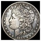 1890-CC Tail Bar Morgan Silver Dollar LIGHTLY 1890-CC Tail Bar Morgan Silver Dollar LIGHTLY