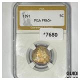 1891 Liberty Victory Nickel PGA PR65+ 1891 Liberty Victory Nickel PGA PR65+