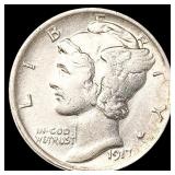 1917 Mercury Dime CLOSELY UNCIRCULATED 1917 Mercury Dime CLOSELY UNCIRCULATED