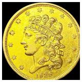 1838 $5 Gold Half Eagle CLOSELY UNCIRCULATED 1838 $5 Gold Half Eagle CLOSELY UNCIRCULATED