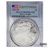 2014-W American Silver Eagle PCGS PR69 DCAM 2014-W American Silver Eagle PCGS PR69 DCAM