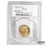 1938-D/S Buffalo Nickel PCGS MS65 1938-D/S Buffalo Nickel PCGS MS65
