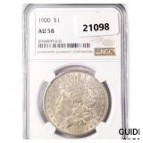 1900 Morgan Silver Dollar NGC AU58 1900 Morgan Silver Dollar NGC AU58