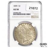 1899 Morgan Silver Dollar NGC AU58 1899 Morgan Silver Dollar NGC AU58
