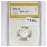 1892-O Barber Dime PGA MS63 1892-O Barber Dime PGA MS63
