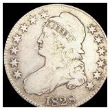 1828 Capped Bust Half Dollar NICELY CIRCULATED 1828 Capped Bust Half Dollar NICELY CIRCULATED