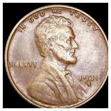 1931-S Wheat Cent NEARLY UNCIRCULATED 1931-S Wheat Cent NEARLY UNCIRCULATED