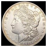 1894 Morgan Silver Dollar ABOUT UNCIRCULATED 1894 Morgan Silver Dollar ABOUT UNCIRCULATED