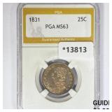 1831 Capped Bust Quarter PGA MS63 1831 Capped Bust Quarter PGA MS63