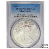 1999-P American Silver Eagle PCGS PR68 DCAM 1999-P American Silver Eagle PCGS PR68 DCAM