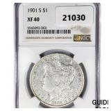 1901-S Morgan Silver Dollar NGC XF40 1901-S Morgan Silver Dollar NGC XF40