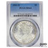 1901-O Morgan Silver Dollar PCGS MS64 1901-O Morgan Silver Dollar PCGS MS64
