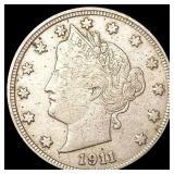 1911 Liberty Victory Nickel LIGHTLY CIRCULATED 1911 Liberty Victory Nickel LIGHTLY CIRCULATED