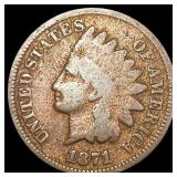 1871 Indian Head Cent NICELY CIRCULATED 1871 Indian Head Cent NICELY CIRCULATED