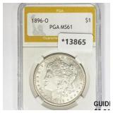 1896-O Morgan Silver Dollar PGA MS61 1896-O Morgan Silver Dollar PGA MS61