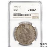1892 Morgan Silver Dollar NGC XF45 1892 Morgan Silver Dollar NGC XF45
