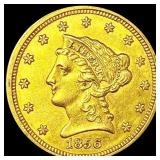 1856 $2.50 Gold Quarter Eagle UNCIRCULATED 1856 $2.50 Gold Quarter Eagle UNCIRCULATED
