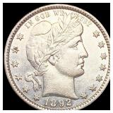1892 Barber Quarter UNCIRCULATED 1892 Barber Quarter UNCIRCULATED
