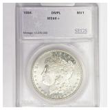 1884 Morgan Silver Dollar SEGS MS66+ 1884 Morgan Silver Dollar SEGS MS66+
