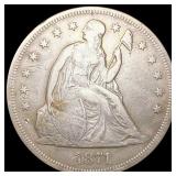 1871 Seated Liberty Dollar NICELY CIRCULATED 1871 Seated Liberty Dollar NICELY CIRCULATED