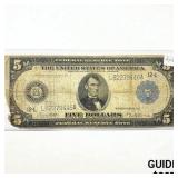 1914 LG $5 Fed. Reserve Note