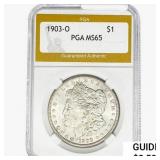 1903-O Morgan Silver Dollar PGA MS65