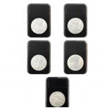 [5 Coins] 2001-2015 US Silver Eagle Lot