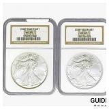 [2]2002-2003 Silver Eagle NGC MS69