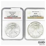 [2]2006 Silver Eagle NGC MS69