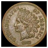 1873 Indian Head Cent NEARLY UNCIRCULATED