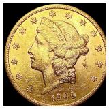 1900-S $20 Gold Double Eagle CLOSELY UNCIRCULATED