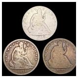 [3] 1858-1877 Seated Liberty Half Dollar NICELY