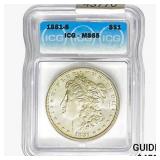 1881-S Morgan Silver Dollar ICG MS65