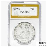 1877-S Silver Trade Dollar PGA MS63