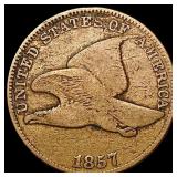 1857 Flying Eagle Cent NICELY CIRCULATED