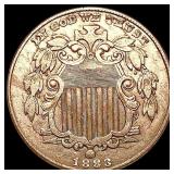 1883 Shield Nickel CLOSELY UNCIRCULATED