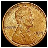 1909-S Wheat Cent CHOICE AU