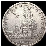 1878-S Silver Trade Dollar NEARLY UNCIRCULATED