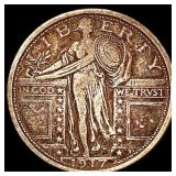 1917 Standing Liberty Quarter NEARLY UNCIRCULATED