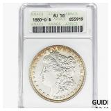 1880-O Morgan Silver Dollar ANACS AU58