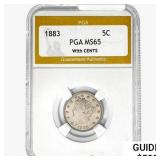 1883 Liberty Victory Nickel PGA MS65 w/ Cents