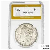 1899 Morgan Silver Dollar PGA MS62