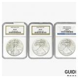 [3]2007-2009 Silver Eagle NGC MS69