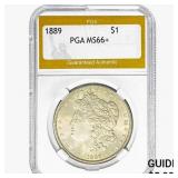 1889 Morgan Silver Dollar PGA MS66+