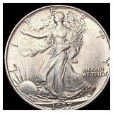 1937 Walking Liberty Half Dollar GEM BU