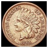 1861 Indian Head Cent CLOSELY UNCIRCULATED