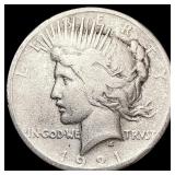 1921 Silver Peace Dollar NICELY CIRCULATED