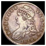1818 Capped Bust Half Dollar CLOSELY UNCIRCULATED