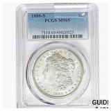 1880-S Morgan Silver Dollar PCGS MS65